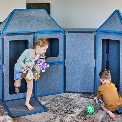 Starscapekids®️ Magnetisches Spielhaus für Kinder ab 4 Jahren – Individuell gestaltbare Burgen, Ausgabe 2025
