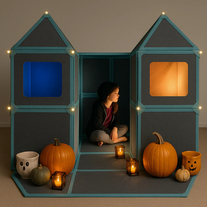 Starscapekids®️ Magnetisches Spielhaus für Kinder ab 4 Jahren – Individuell gestaltbare Burgen, Ausgabe 2025