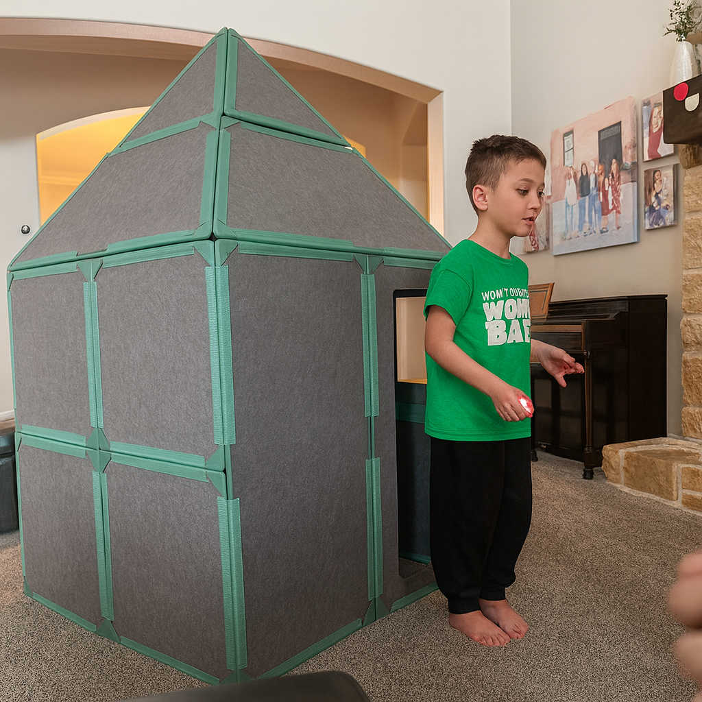 Starscapekids®️ Magnetisches Spielhaus für Kinder ab 4 Jahren – Individuell gestaltbare Burgen, Ausgabe 2025