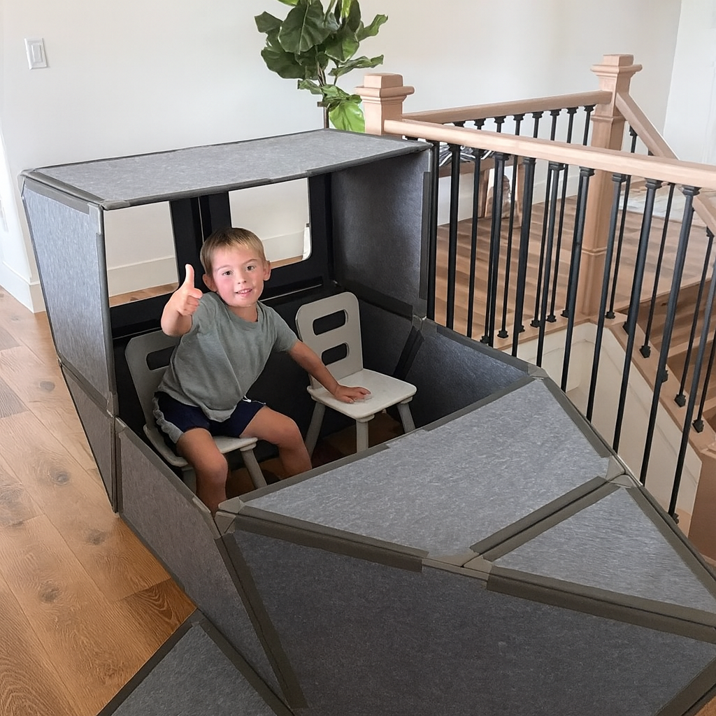 Starscapekids®️ Magnetisches Spielhaus für Kinder ab 4 Jahren – Individuell gestaltbare Burgen, Ausgabe 2025