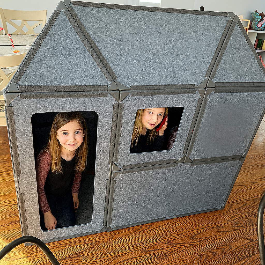 Starscapekids®️ Magnetisches Spielhaus für Kinder ab 4 Jahren – Individuell gestaltbare Burgen, Ausgabe 2025